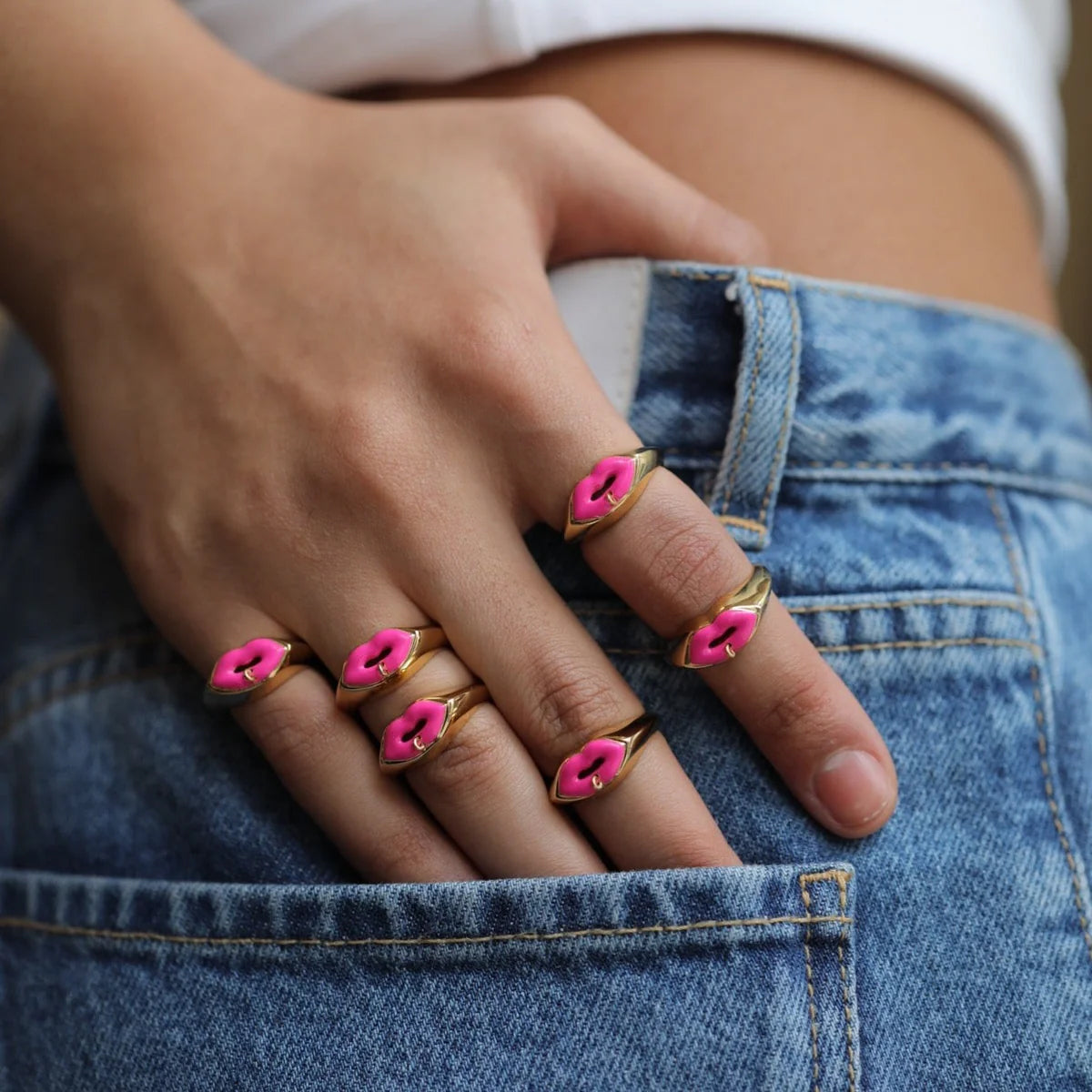 Pierced Lip Ring