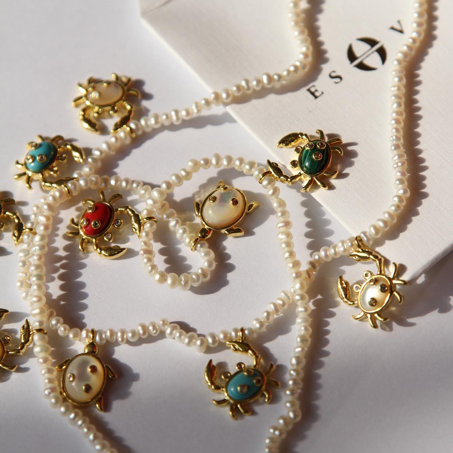 Pearl Sea Animal Necklace