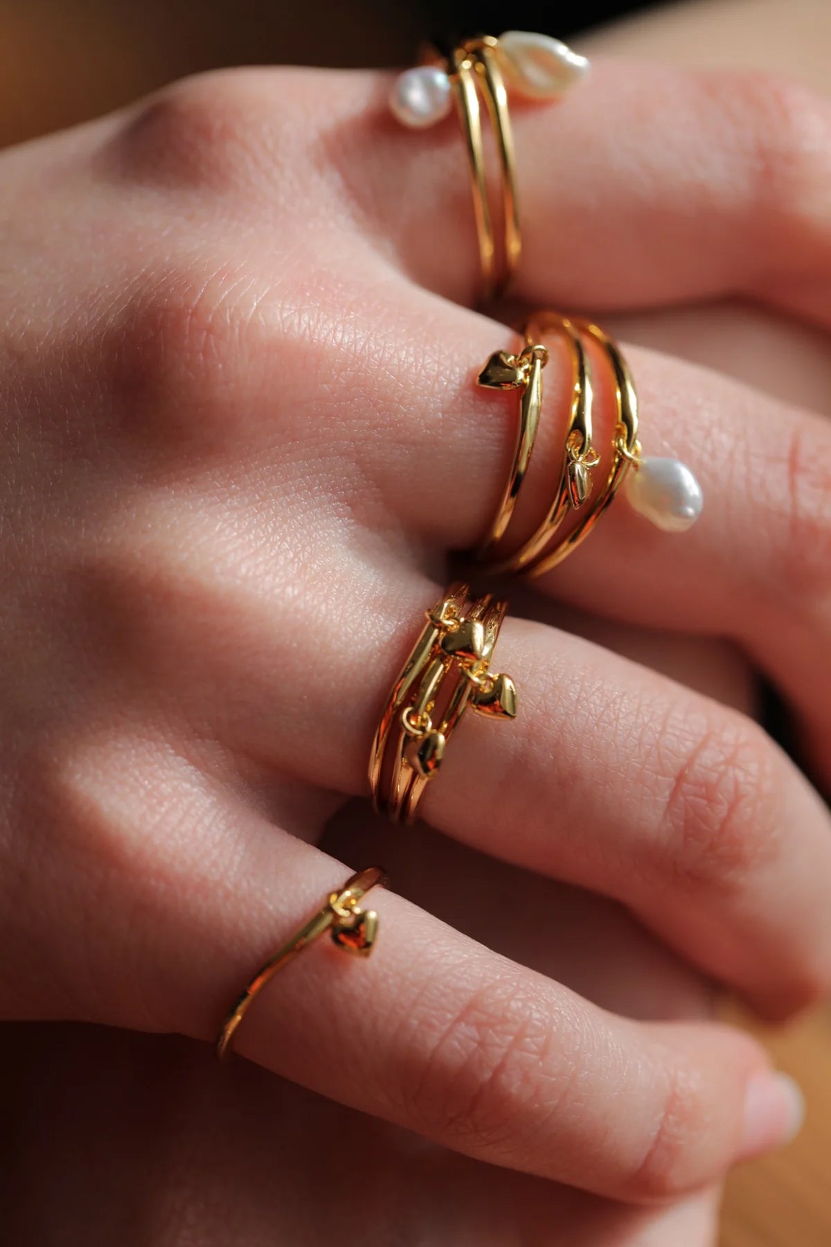 Heart Charm Ring