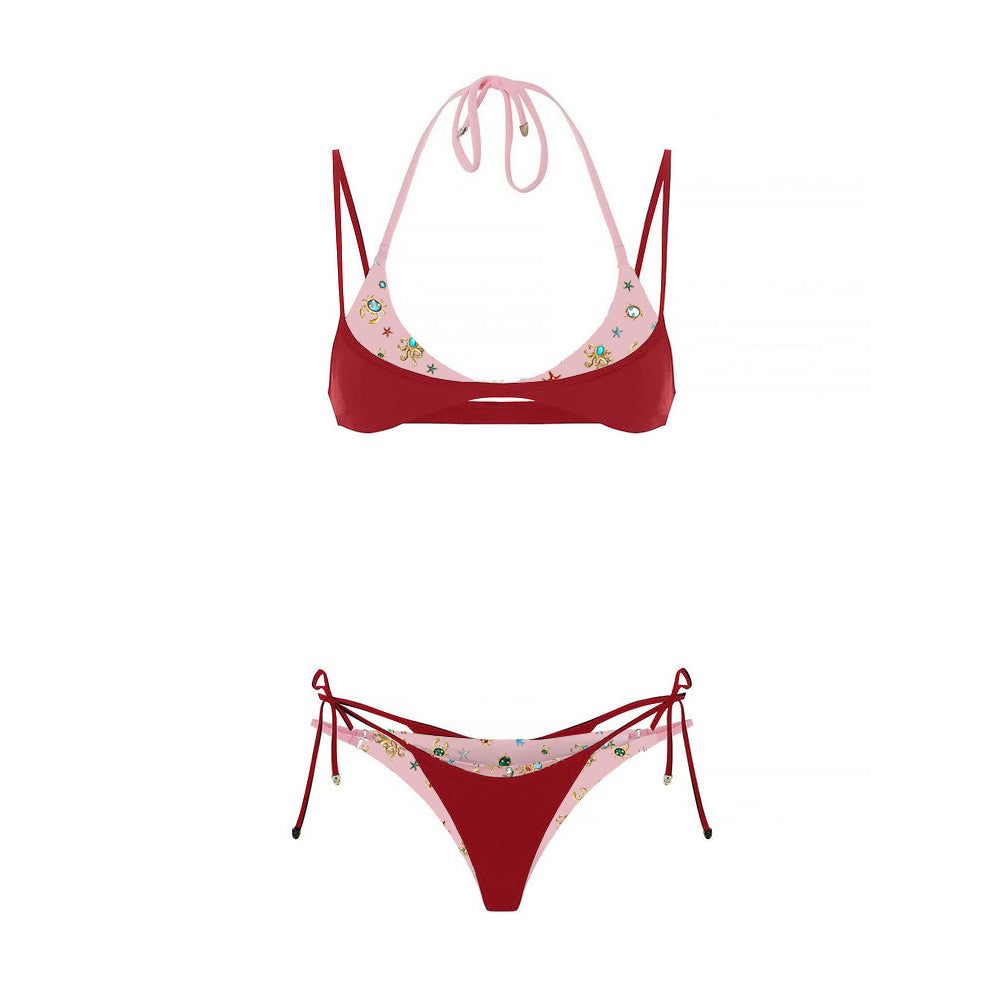 St. Tropez Bikini in Ruby Rose