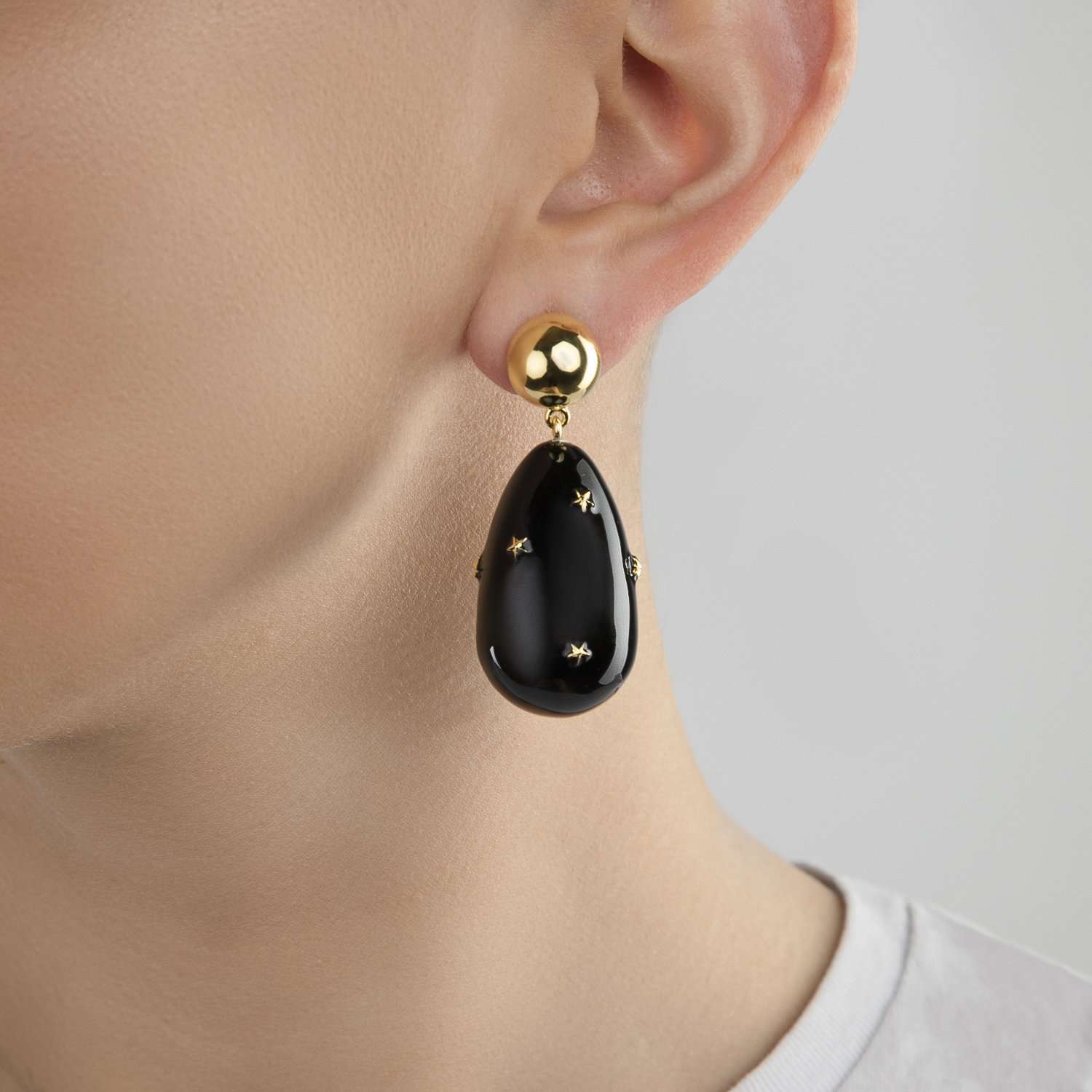 Large Galaxy Drop Earrings
