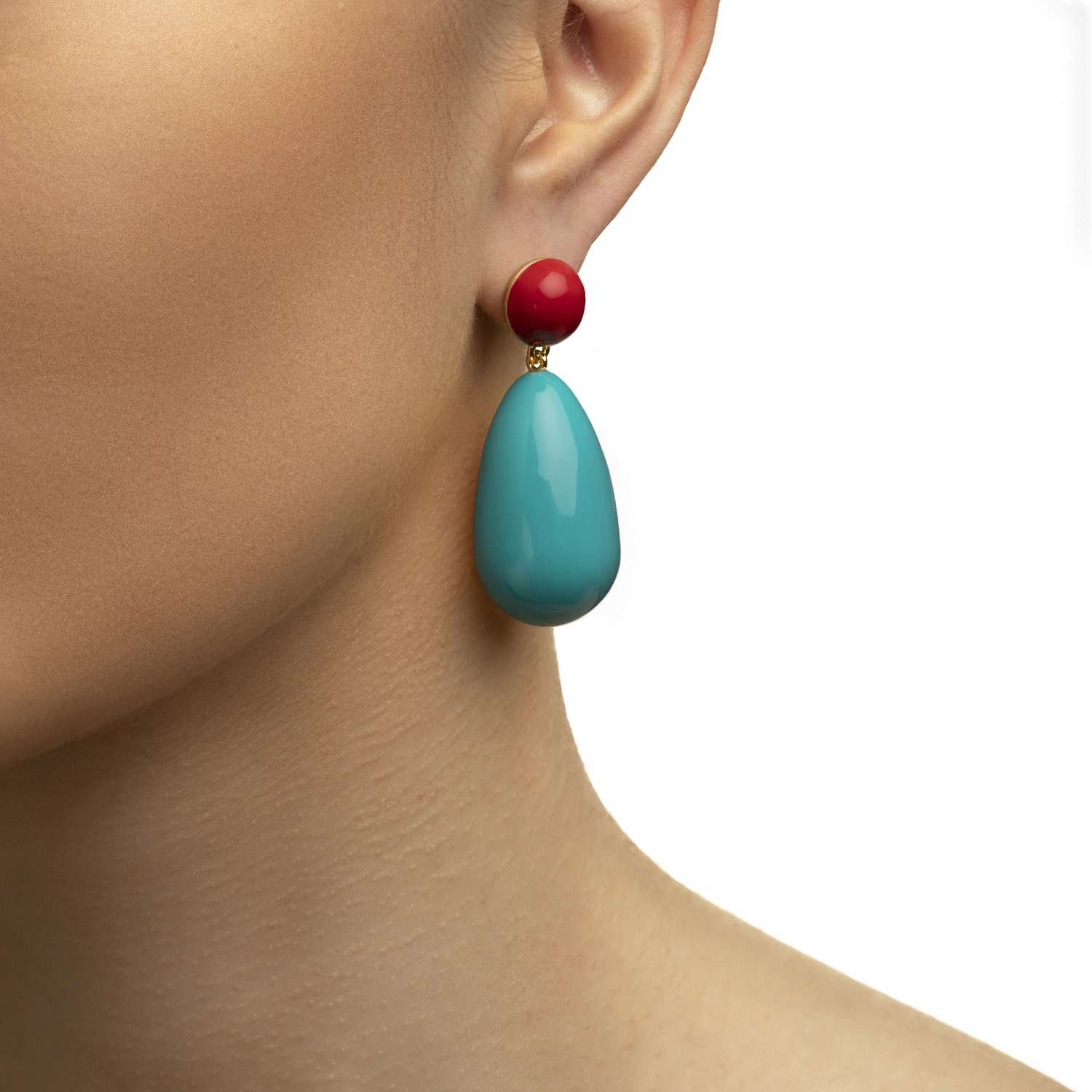 Multicolored Drop Earrings