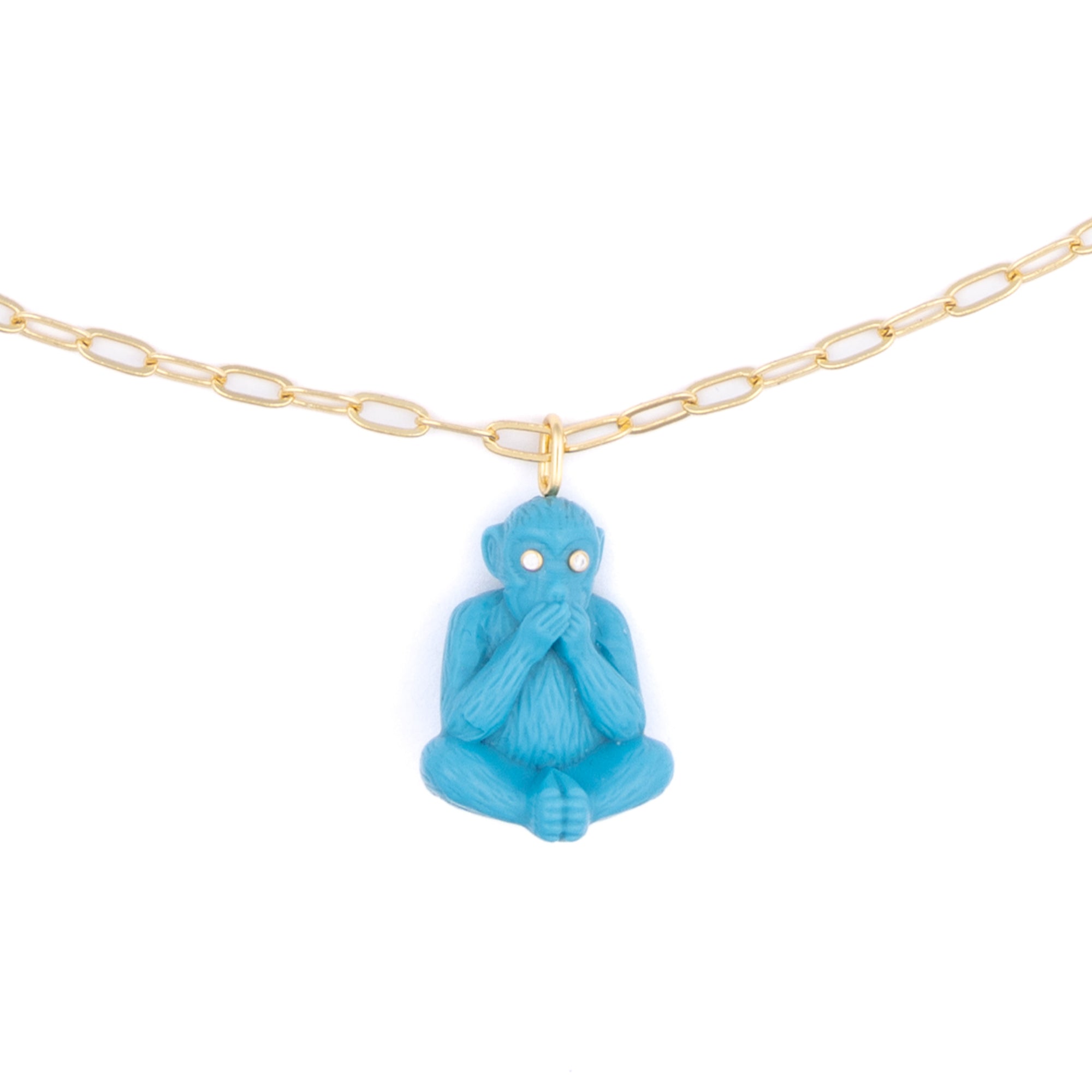 'Can't Speak' Monkey Necklace