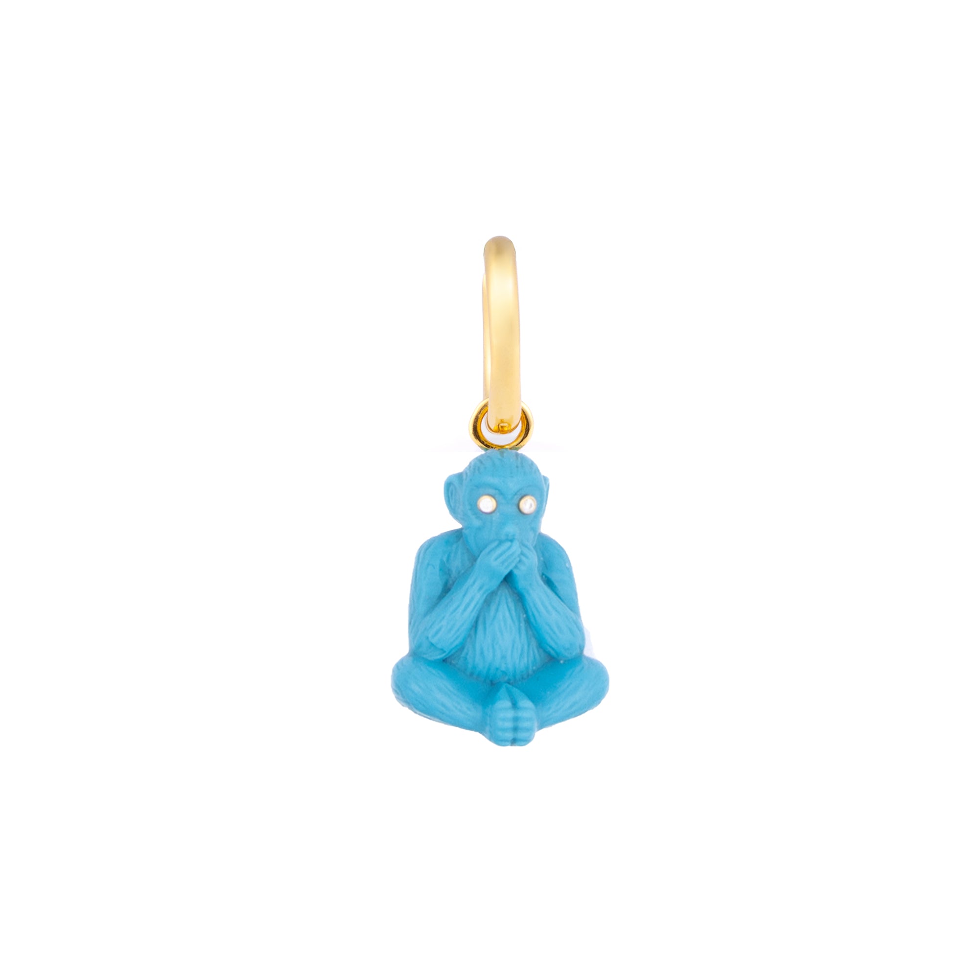 'Can't Speak' Monkey Earring