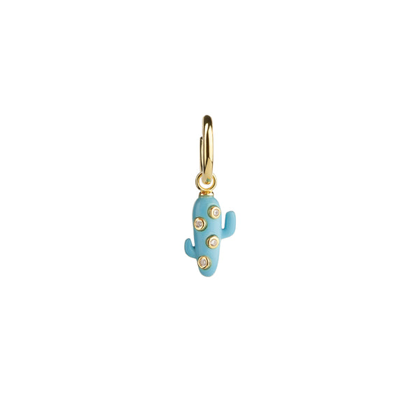 Turquoise Mini Cactus Earrings