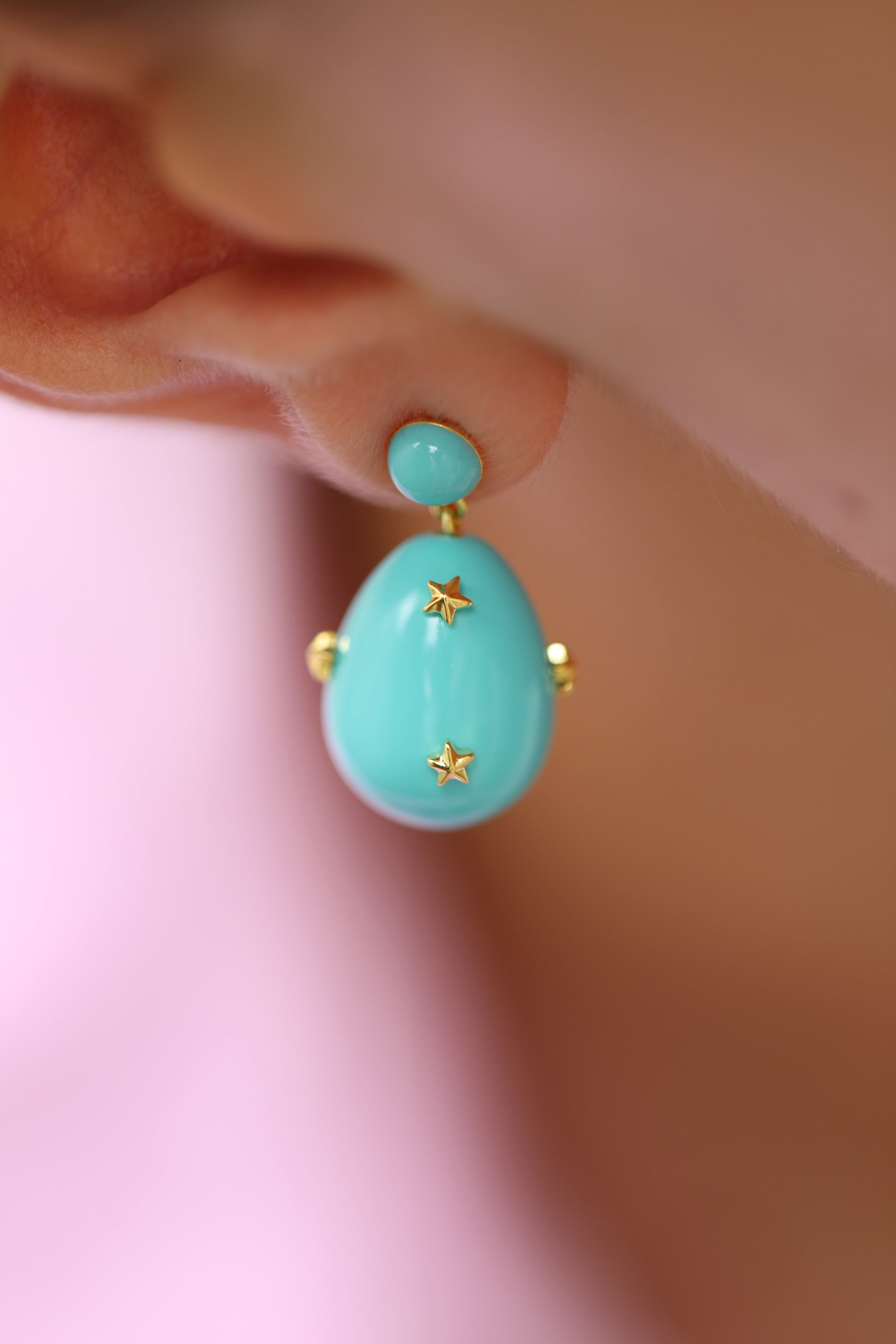 Mini Galaxy Drop Earrings