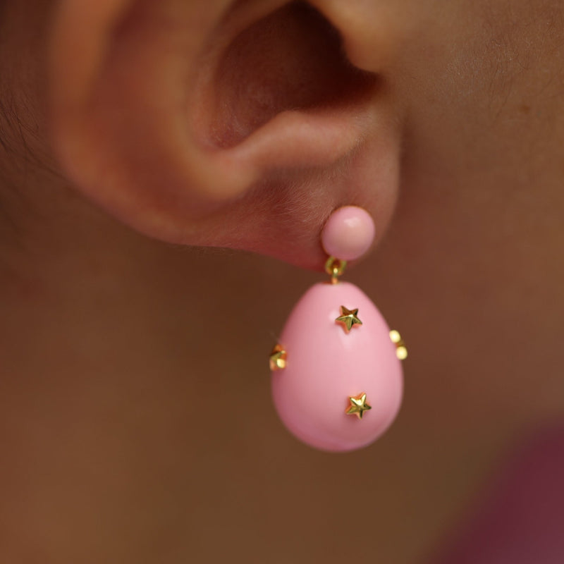 Mini Drop Earrings with stars