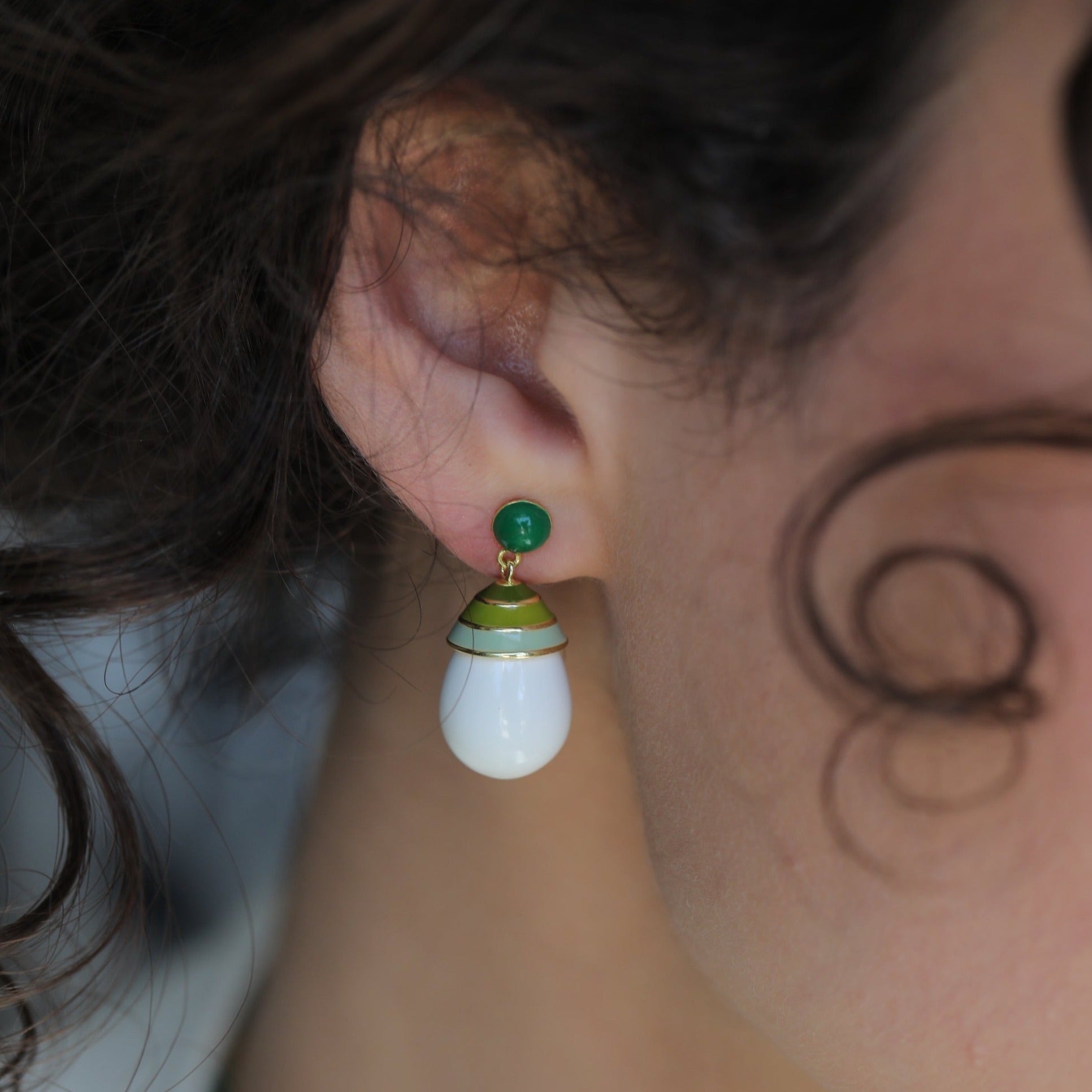 Mini Colourful Drop Earrings