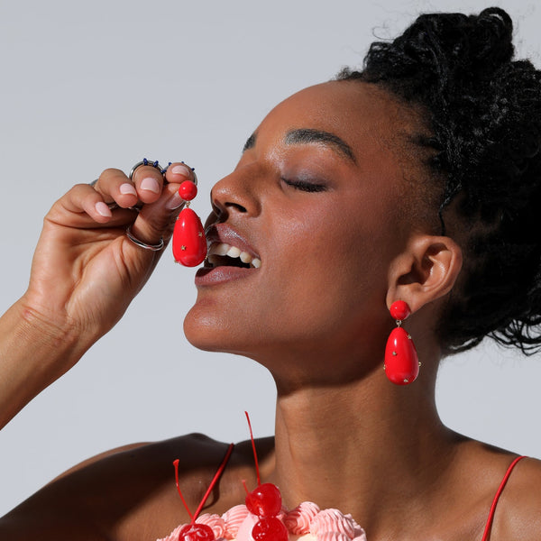 Drop Earrings With Stars