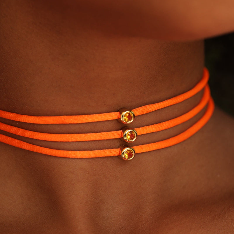 Sacral chakra choker