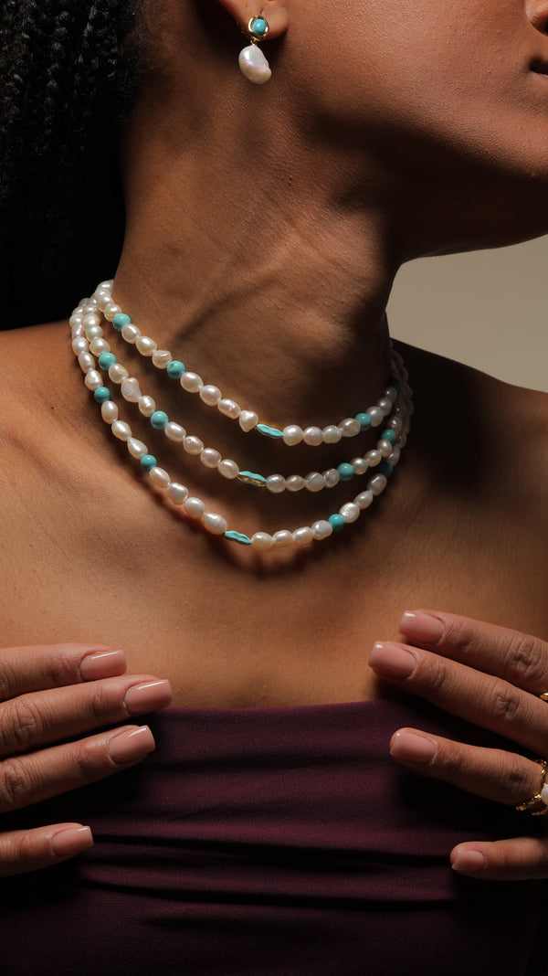 Pearl Kiss Me necklace