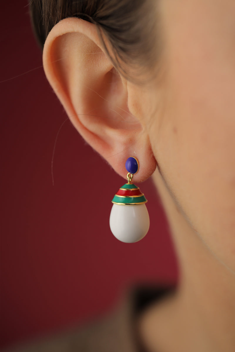 Mini Colourful Drop Earrings