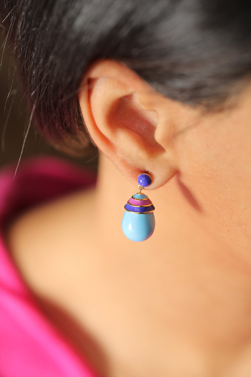 Mini Colourful Drop Earrings