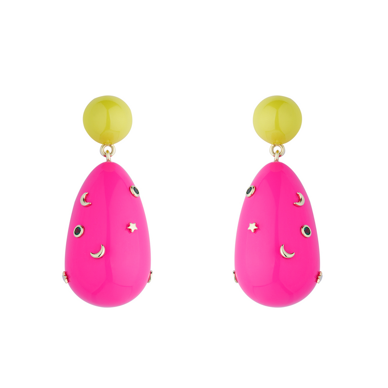 Star-Drop Earrings