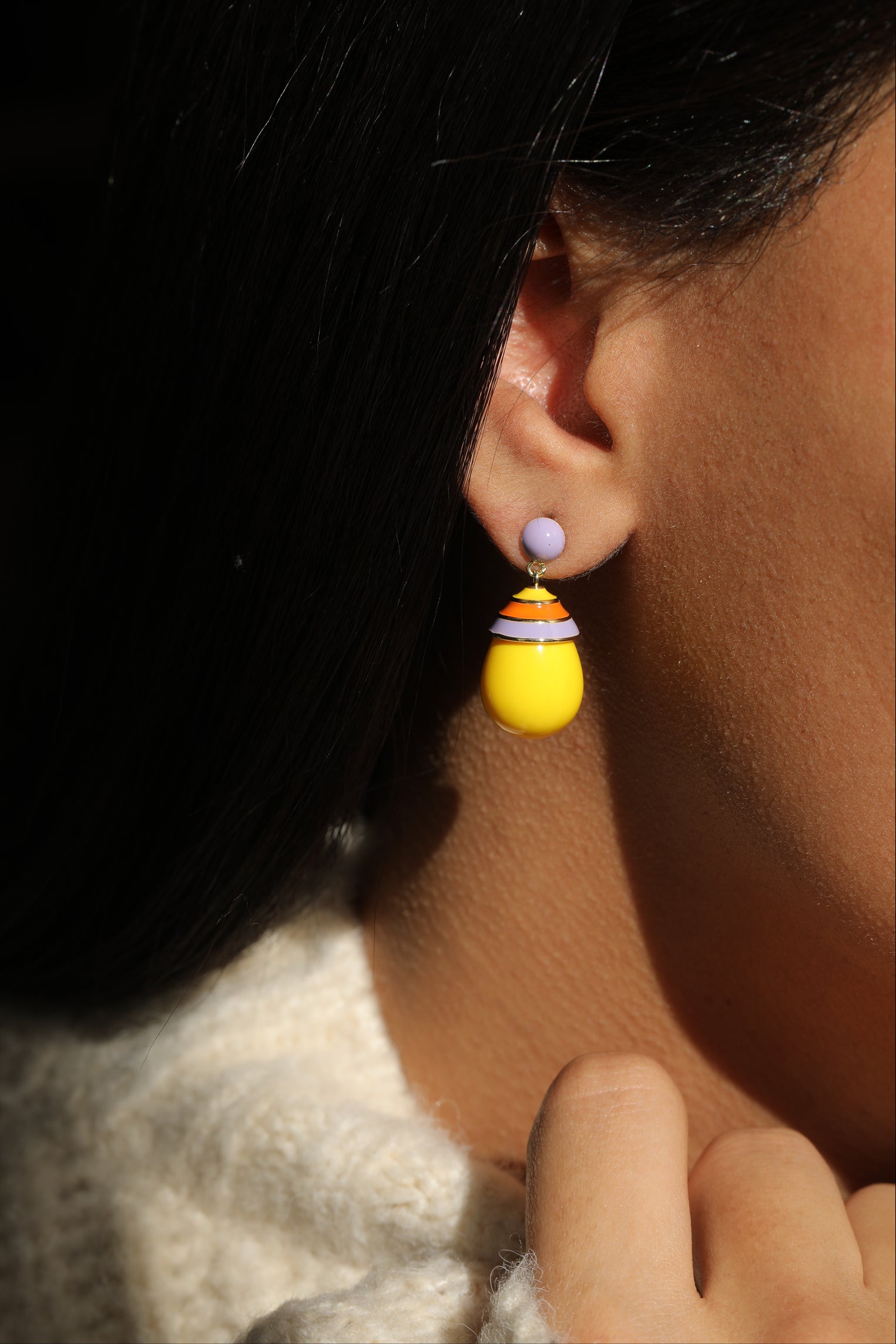 Mini Colourful Drop Earrings