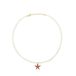 Star fish Coral Necklace