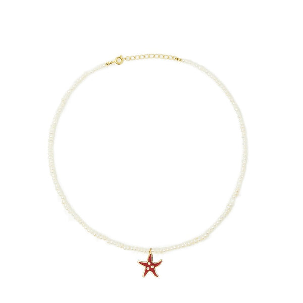 Star fish Coral Necklace