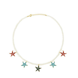 Starfish Pearl Necklace