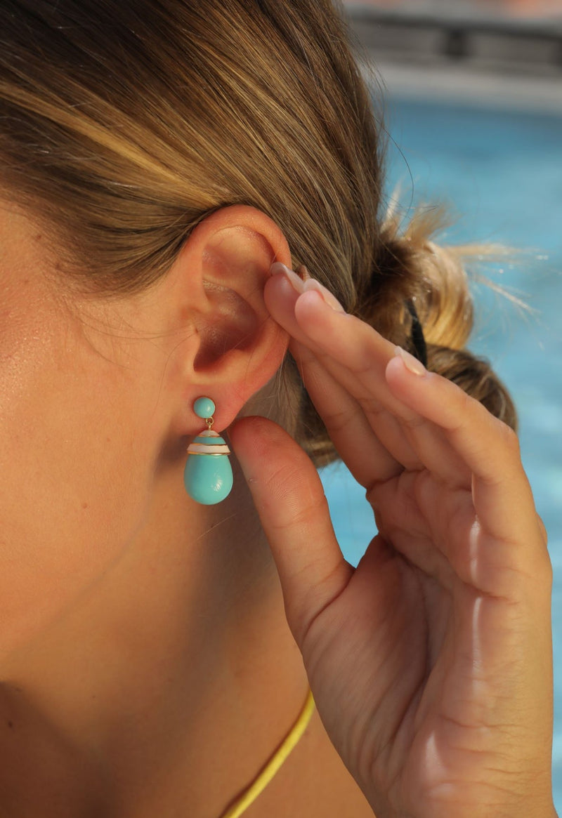 Mini Colourful Drop Earrings