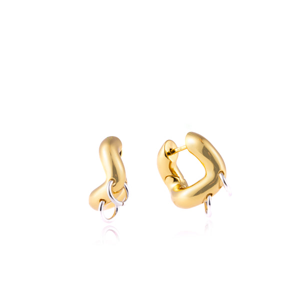 Gold Peirced Earrings