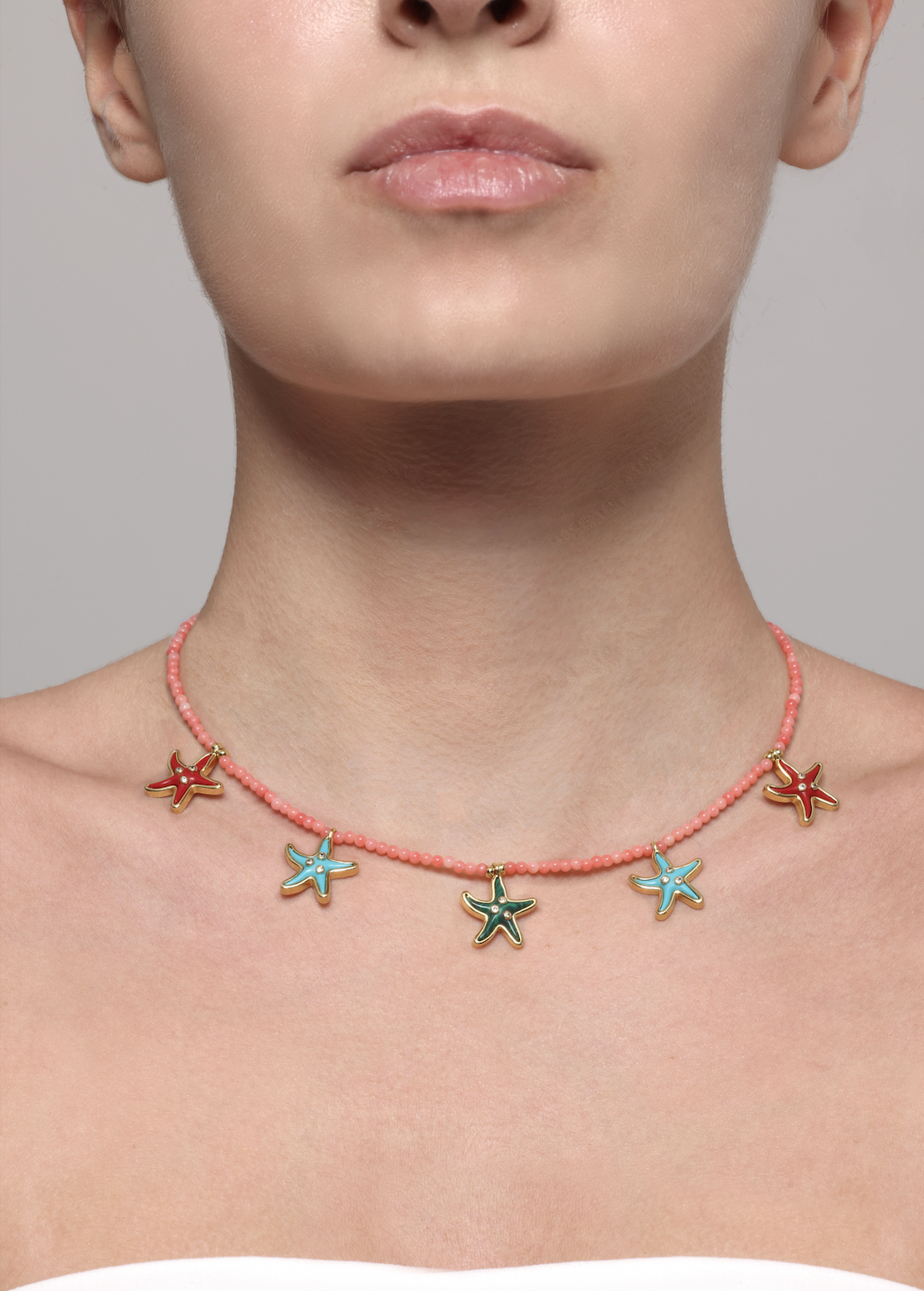 Starfish Coral Necklace