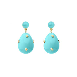 Mini Drop Earrings with stars