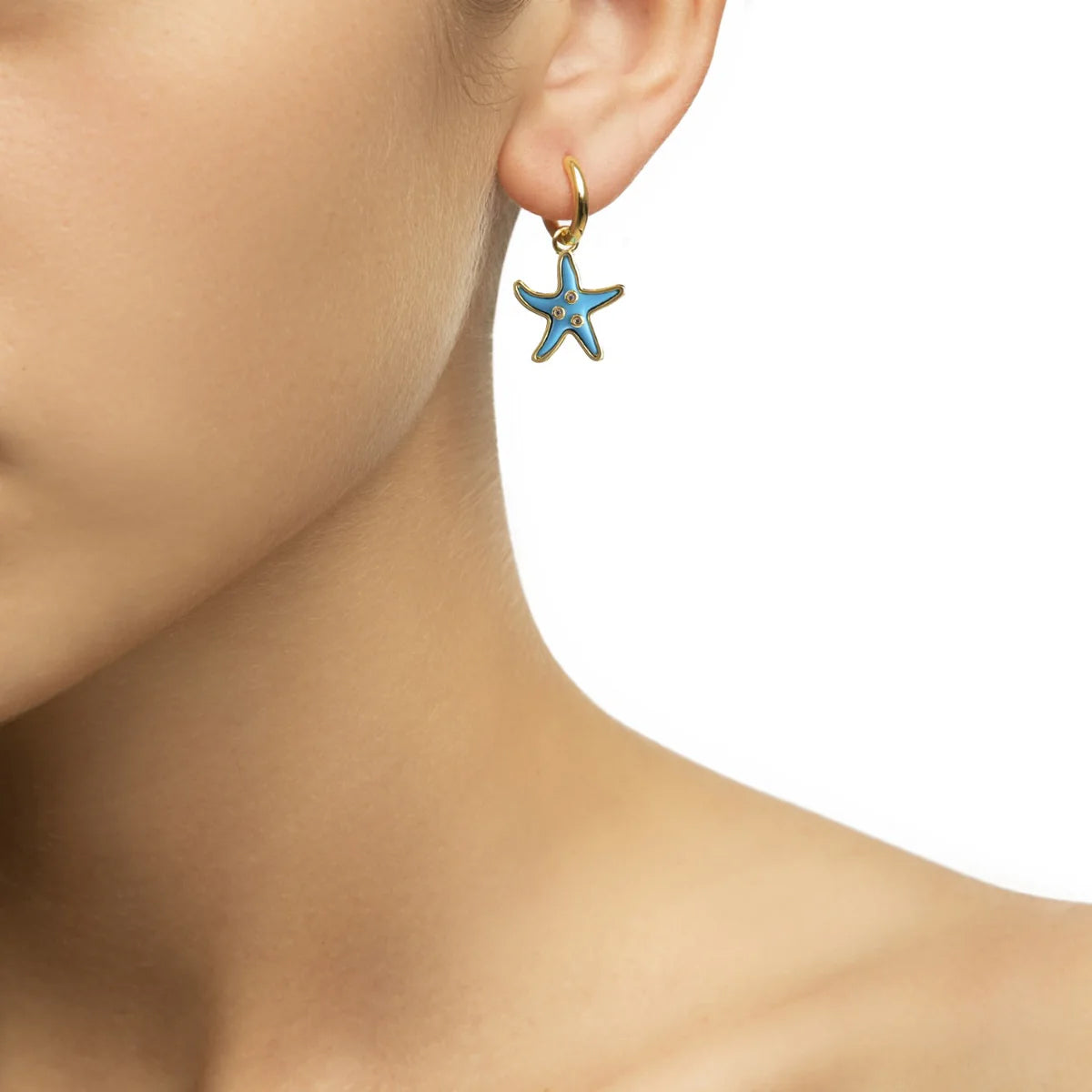 Single Starfish Earring