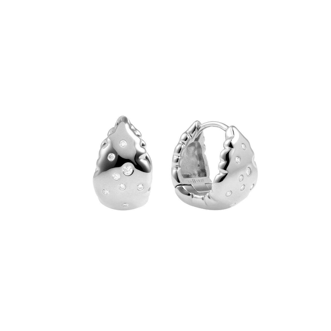 Crystal Hoop Earrings