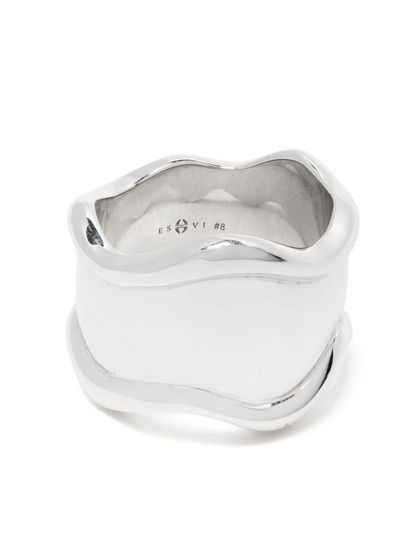 Silver Wavy Ring