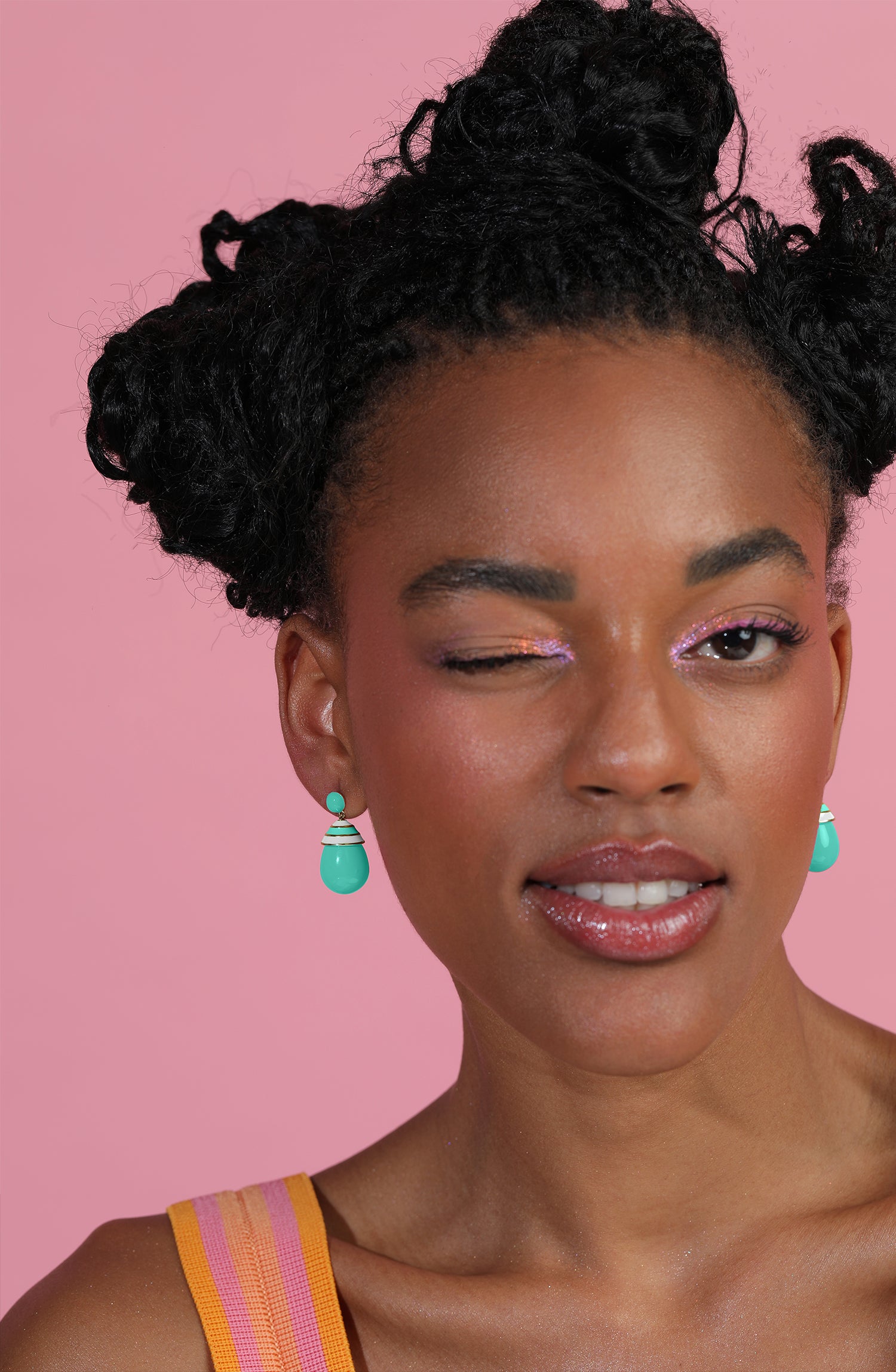 Mini Colourful Drop Earrings