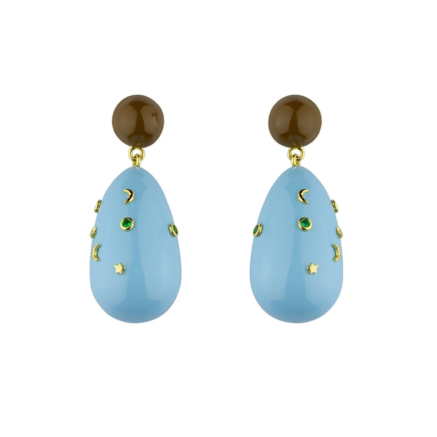Large Galaxy Drop Earrings
