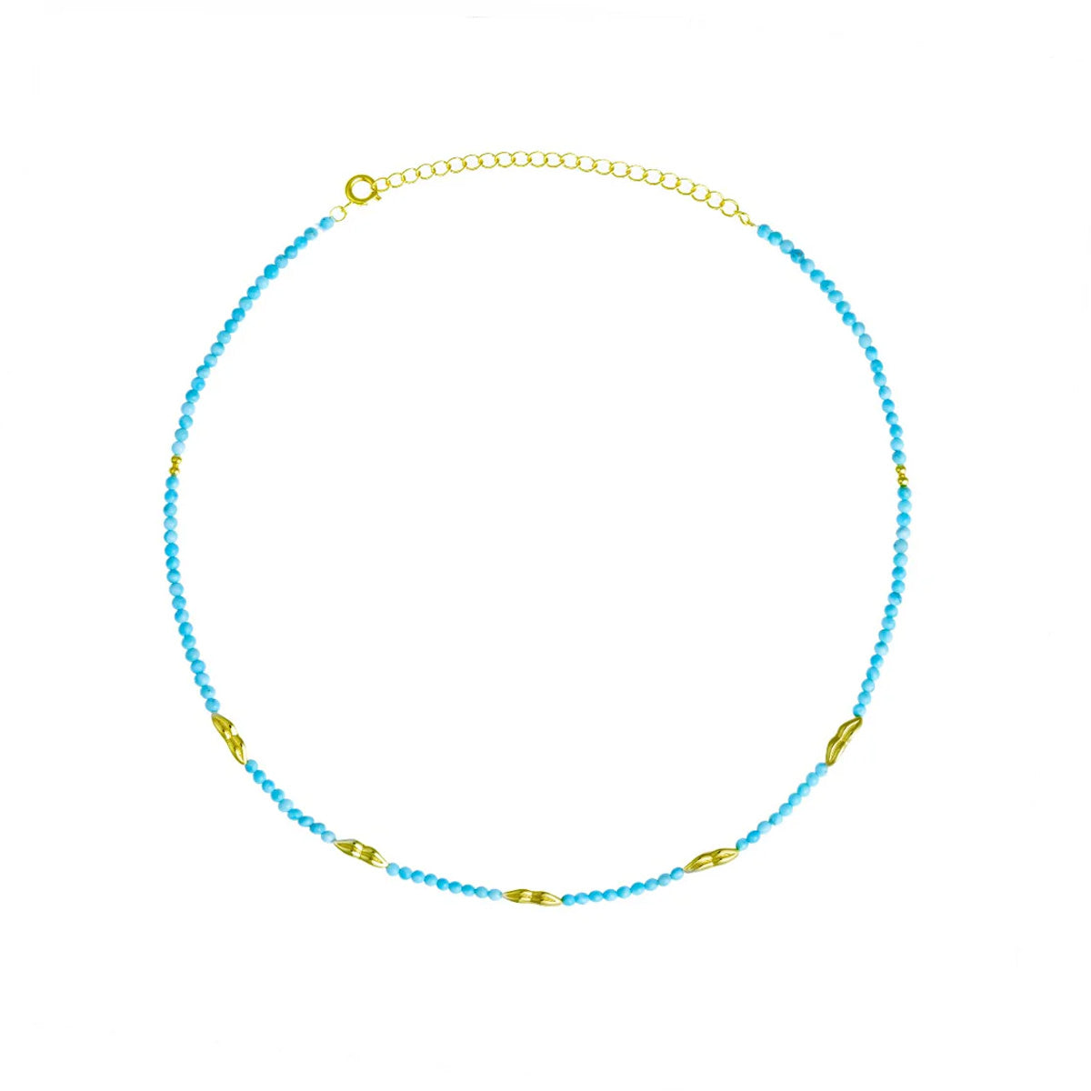 Turquoise Kiss Me necklace
