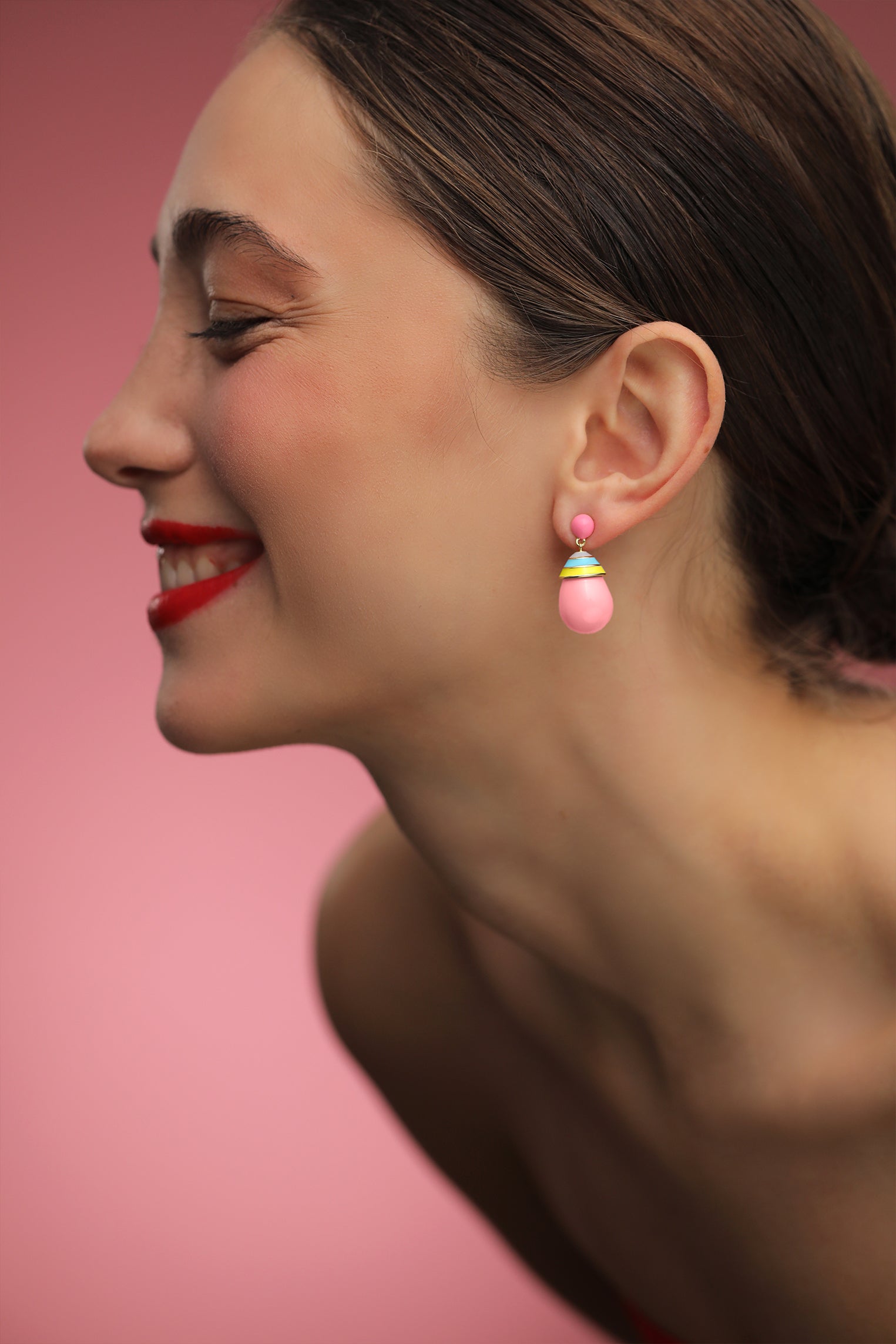 Mini Colourful Drop Earrings