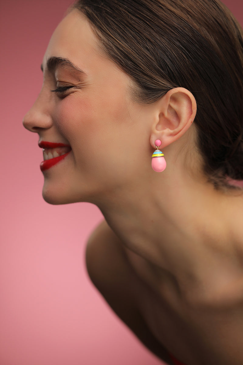 Mini Colourful Drop Earrings