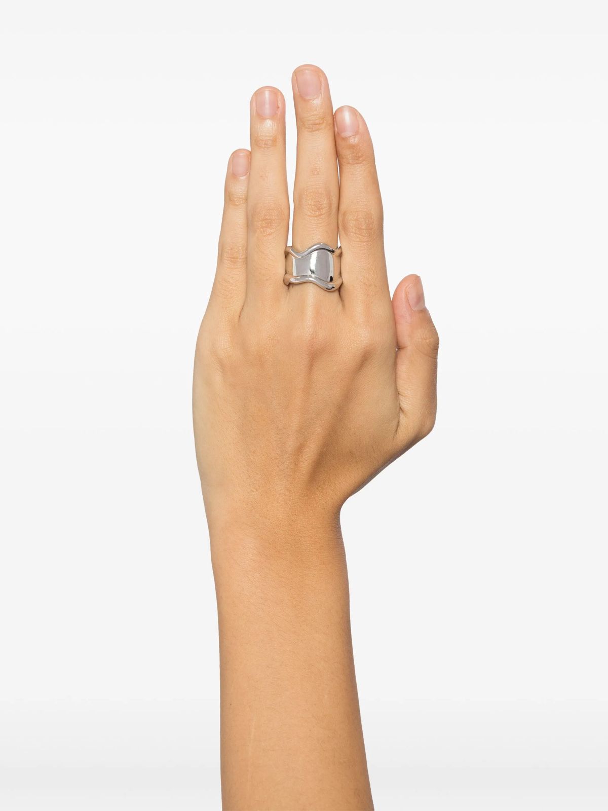 Silver Wavy Ring
