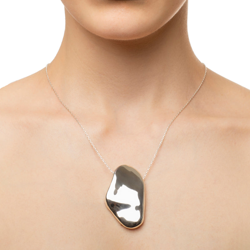 Stone Shape Large Pendant