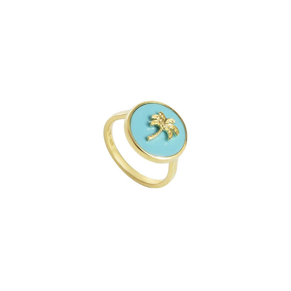 Turquoise Palm Ring