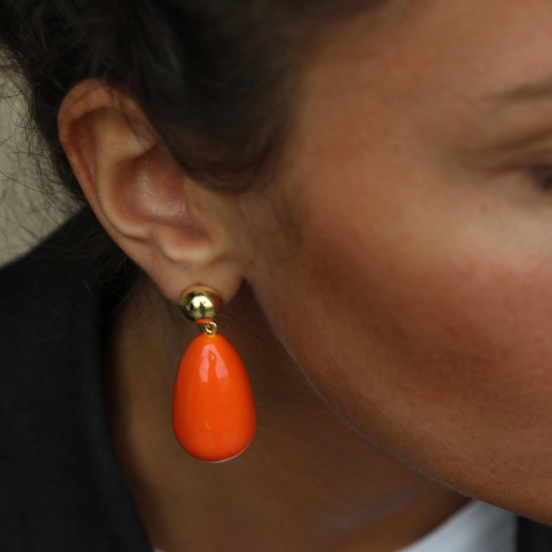 Glossy Drop Earrings