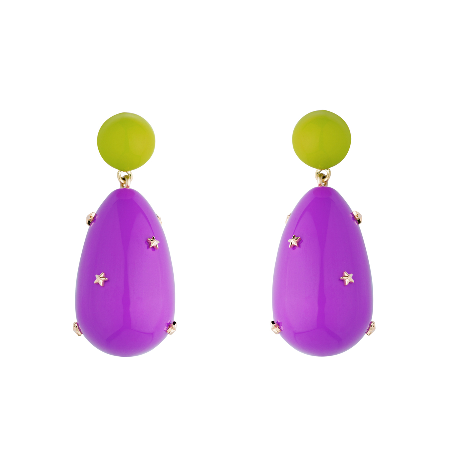 Large Galaxy Drop Earrings