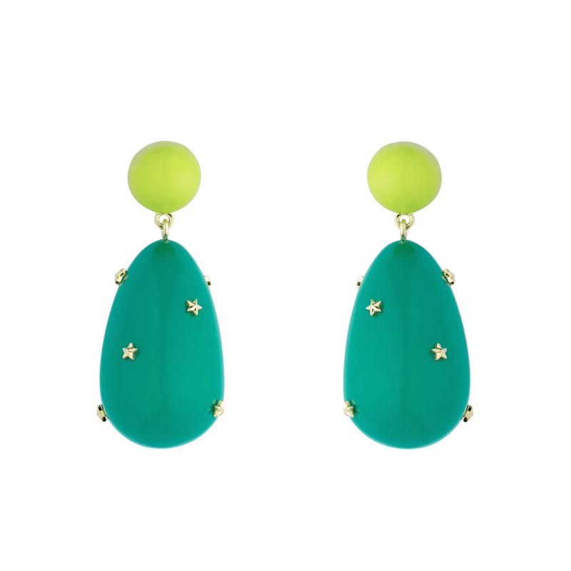 Star-Drop Earrings