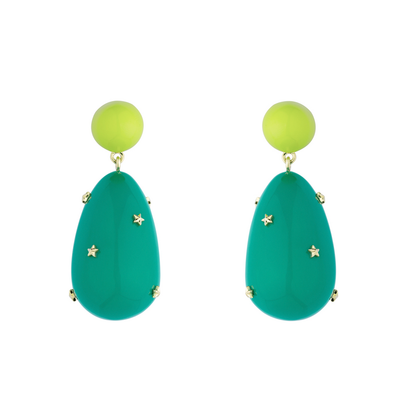 Drop Earrings With Stars