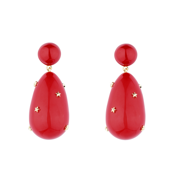Drop Earrings With Stars