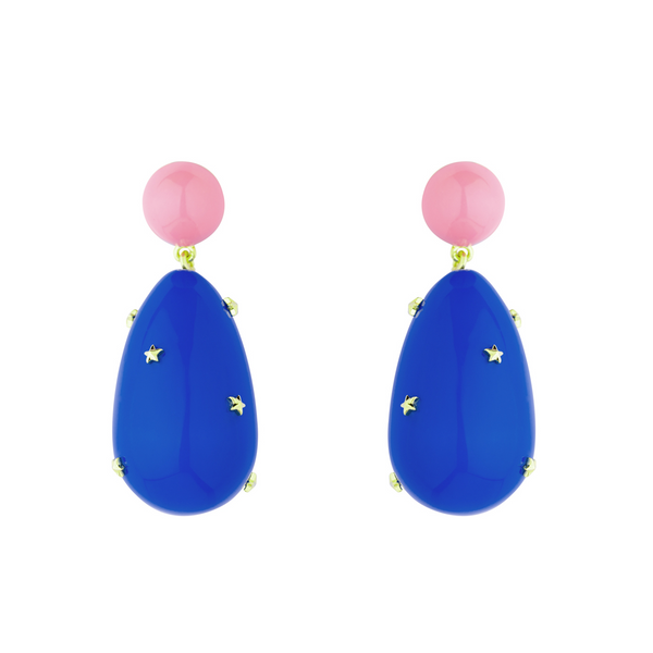 Star-Drop Earrings