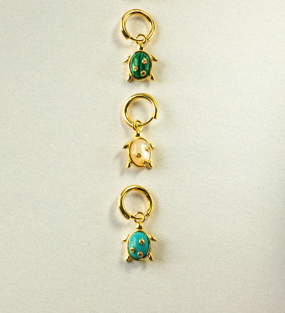Single Turtle Earring