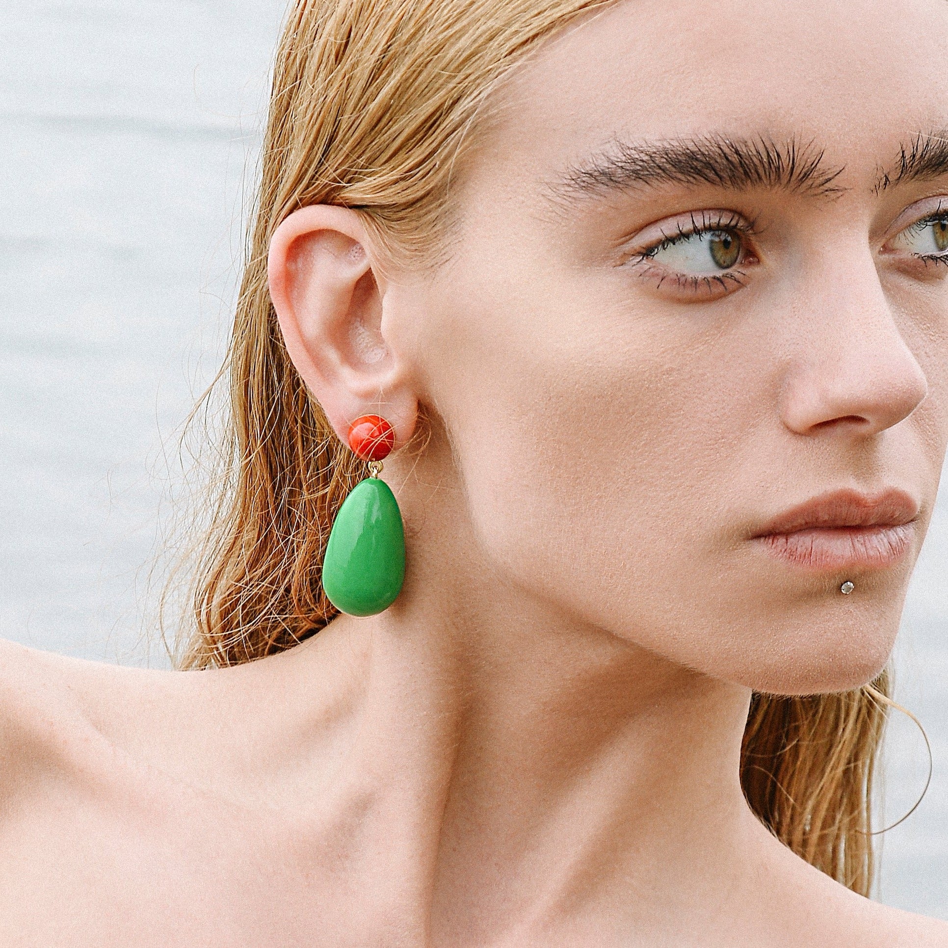 Large Drop Earrings
