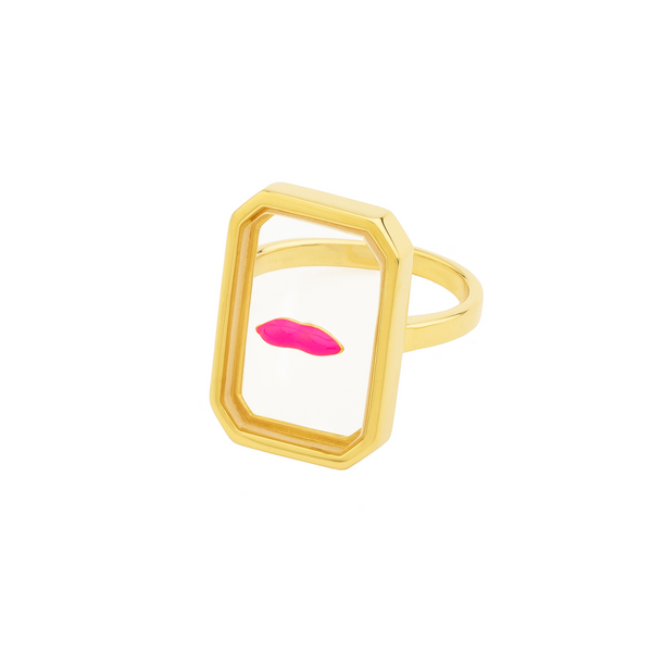 Pink Lips Ring