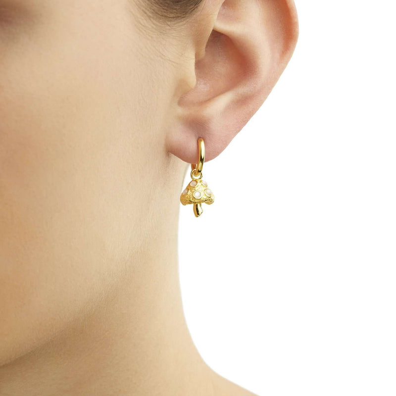 Single Mushroom Earring