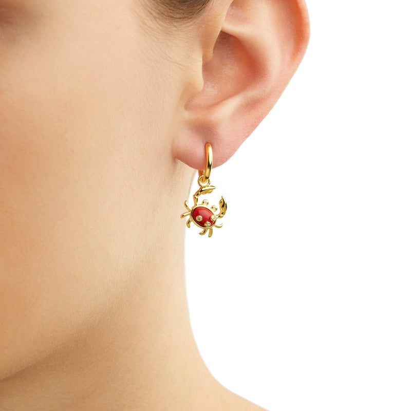 Single Crab Earring