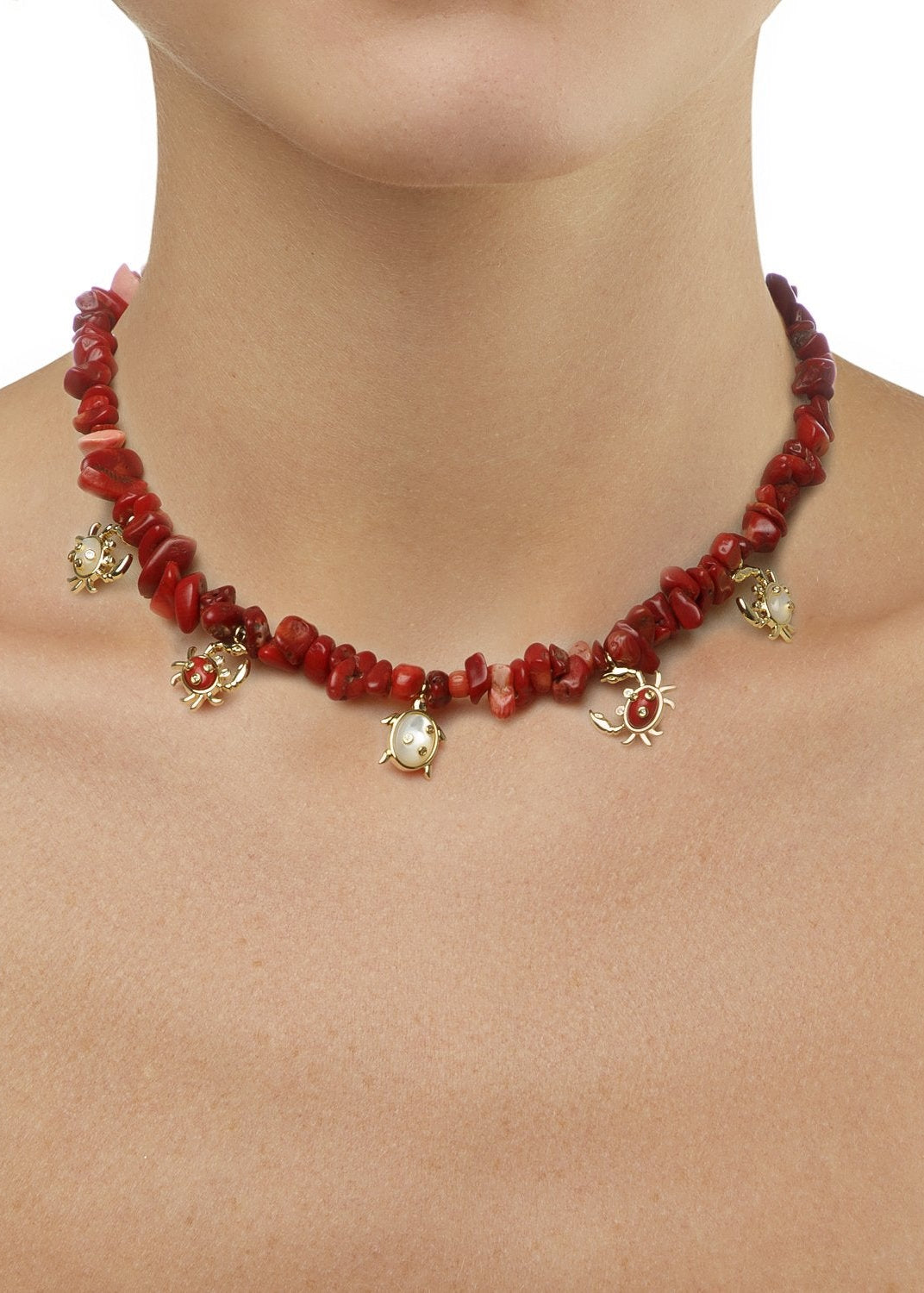 Coral Sea  Animal Necklace