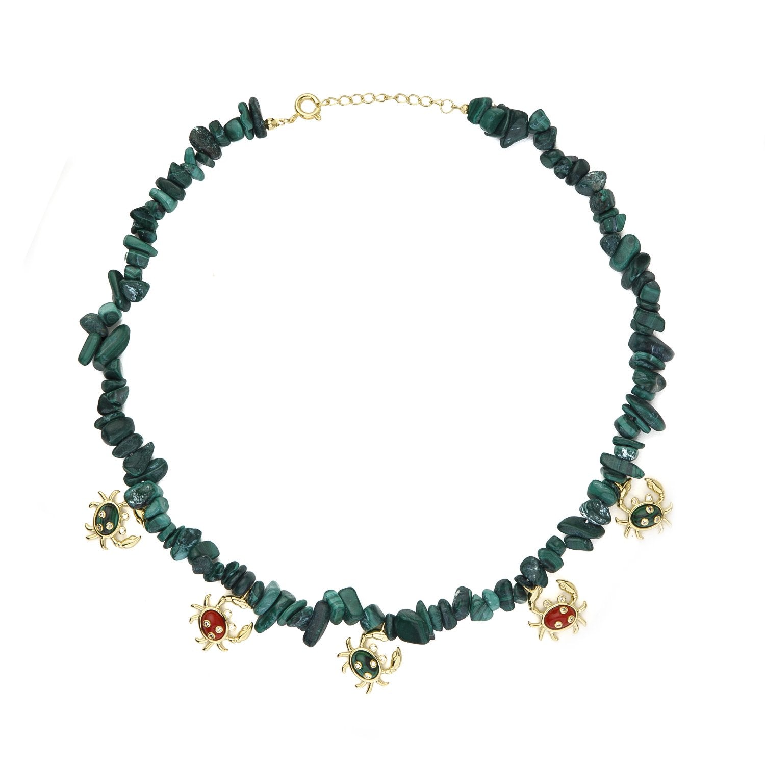 Malachite Sea Animal Necklace